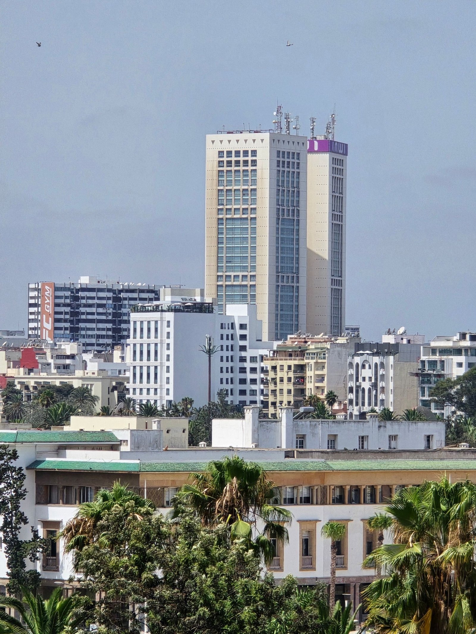 Casablanca skyline with the Twin Center towers